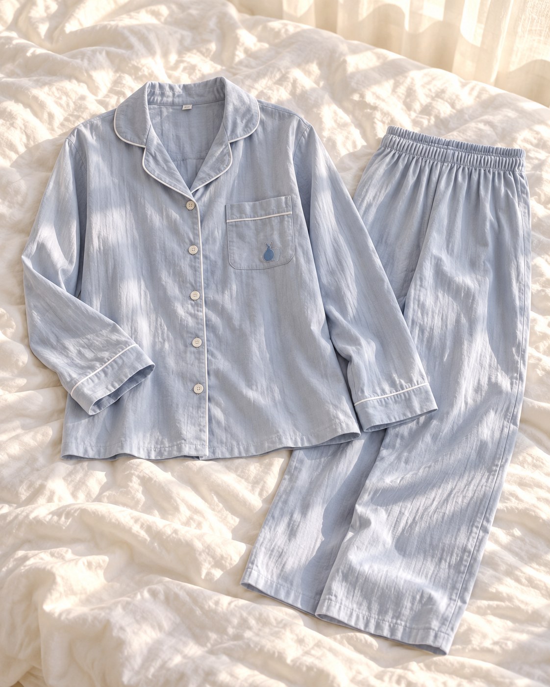 Cotton gauze pyjama set 2