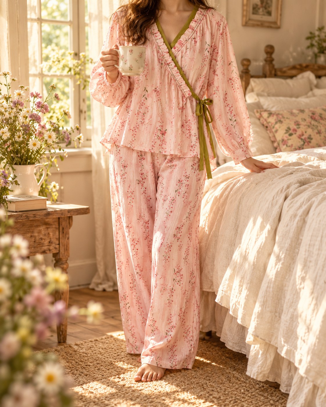 Cotton gauze pyjama set 4